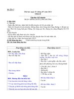 giáo án thể dục lớp 3 tuần 7