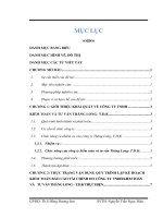 Quá trình lập kế hoạch kiểm toán BCTC tại công ty kiểm toán và tư vấn Thăng Long T.D.K