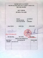 Quy trình số hóa tài liệu