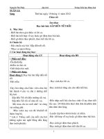 giáo án thể dục lớp 1  tuần 13