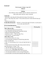 giáo án thể dục lớp 3 tuần 29