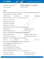 4 Đề kiểm tra 1 tiết môn Vật lý lớp 12 chương 7 năm 20162017  THPT Lê Quý Đôn (Có đáp án)