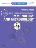 Ebook Elseviers integrated review immunology and microbiology with student consult online access (2nd edition) Part 1