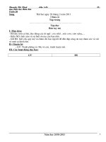 giáo án thể dục lớp 1  tuần 26