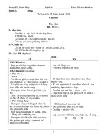 giáo án thể dục lớp 1  tuần 5