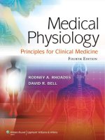 Ebook Medical physiology principles for clinical medicine (4th edition) Part 1
