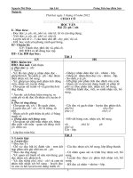 giáo án thể dục lớp 1 tuần 6