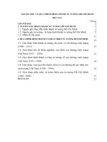 TÀI LIỆU CHUYÊN đề   NGUỒN gốc và QUÁ TRÌNH HÌNH THÀNH tư TƯỞNG hồ CHÍ MINH