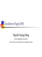 Chuong 7 - JavaServer Page (JSP) - ver2