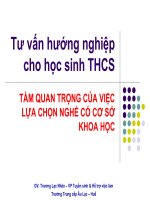 Tư Vấn Hướng Nghiệp Cho Học Sinh THCS - Tầm Quan Trọng Của Việc Lựa Chọn Nghề Có Cơ Sở Khoa Học