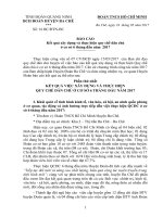 Báo cáo 6 tháng thực hiện quy chế dân chủ 2017