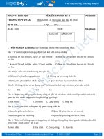 Đề thi học kì 2 môn GDCD lớp 10  Trường THPT Võ Lai