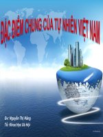 Đặc Điểm Chung Của Tự Nhiên Việt Nam