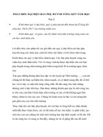 Phát  biểu của đại diện ban phụ huynh trong buổi tổng kết năm học