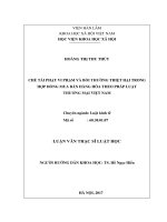 Chế tài phạt vi phạm và bồi thường thiệt hại trong hợp đồng mua bán hàng hóa theo pháp luật thương mại việt nam 