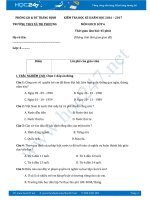 Đề thi học kì 2 môn GDCD lớp 6  Trường THCS Nguyễn Tri Phương