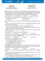 Bộ 5 đề thi học kì 2 môn Sinh học lớp 12 có đáp án.