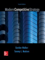 Ebook Modern competitive strategy (4th edition) Part 1