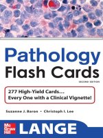 Ebook Lange pathology flash cards (2nd edition) Part 1