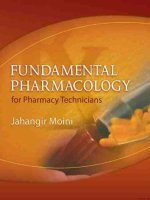 Ebook Fundamental pharmacology for pharmacy technicians Part 1