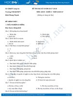 Bộ 2 đề thi học kì 2 môn GDCD lớp 8 năm 2017