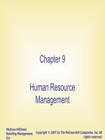 Lecture Retailing management (6e) Chapter 9  Levy Weitz