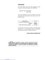 Toyota camry 2000 electrical troubleshooting manual