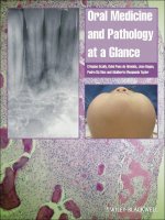 Ebook Oral medicine and pathology at a glance Part 1