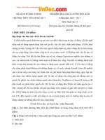 Đề thi học kì 2 môn Ngữ văn lớp 12 trường THPT Yên Dũng số 3, Bắc Giang năm học 2016  2017 