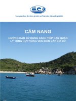 CẨM NANG HƯỚNG DẪN SỬ DỤNG CÁCH TIẾP CẬN QUẢN LÝ TỔNG HỢP VÙNG VEN BIỂN CẤP CƠ SỞ