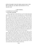 skkn HƯỚNG TÍCH hợp về TRUYỀN THỐNG LỊCH sử, địa lý, nét đẹp văn hóa QUA tác PHẨM “CHỮ NGƯỜI tử tù” của NGUYỄN TUÂN 