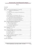 Đồ án học phần : Truyền động thuỷ khí động lực