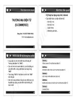 Bài giảng Thương mại điện tử  ThS. Bùi Thành Khoa