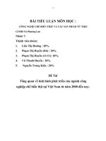 tình hình phát triển của ngành công nghiệp chế biến thịt tại việt nam