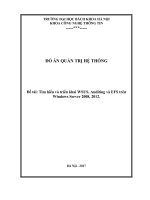 Tìm hiểu và triển khai WSUS, Auditing and EFS trên Windows Server 2008 và 2012