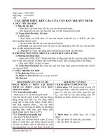 TIẾT 55 các HÌNH THỨC kết cấu của văn bản THUYẾT MINH