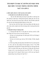 skkn TÍCH hợp văn học sử, HƯỚNG dẫn học SINH đọc HIỂU văn bản TRONG CHƯƠNG TRÌNH NGỮ văn lớp 12 