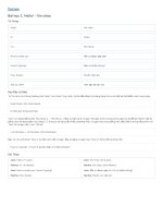 Tiếng Anh A1 (Khung Châu Âu)