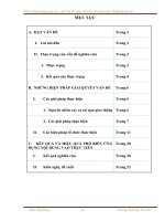 Một số biện pháp giúp học sinh lớp 4C thực hiện tốt An toàn giao thông đường bộ