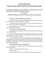 Đề cương chi tiết ôn công chức vị trí quản lý thực hiện chính sách bảo trợ xã hội năm 2016 