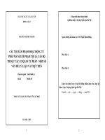 LHS-Nguyễn Thị Thu Trang-Các tội xâm phạm hoạt động tư pháp mà người phạm tội là cán bộ thuộc các cơ quan tư pháp - một số vấn đề lý luận và thực tiễn