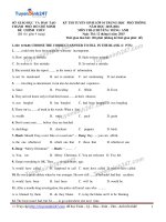 đề thi vào chuyên thành phố hồ chí minh