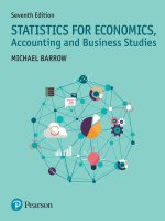 Statistics for economics accounting and business studies 7th edtion micheal barrow