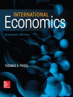 International economics 16th thomas pugel