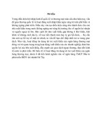 Hoạt động tín dụng tài trợ xuất khẩu của ngân hàng TMCP Đầu tư phát triển BIDV chi nhánh Hà Tây