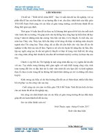 Đồ án tốt nghiệp Thiết kế hồ chứa ĐH3