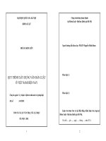 LL-Hoàng Kim Liên-Quy trình xây dựng văn bản luật ở Việt Nam hiện nay