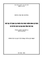 LHS_Phùng Thị thu Hường_Thủ tục tố tụng tại phiên tòa phúc thẩm hình sự trên cơ sỏ số liệu tại địa bàn tỉnh phú thọ