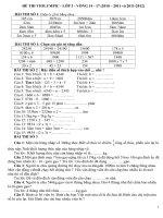 đề thi violympic toán lớp 3 vòng 14 17 năm học 2010 2011 và 2011 2012 