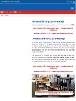 Thu mua đồ cũ giá cao